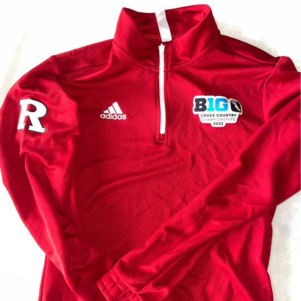 Adidas Rutgers Red Women's Zip-Up